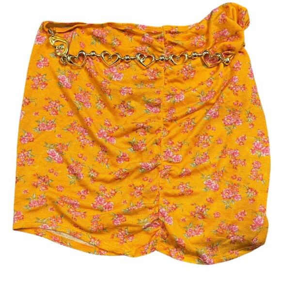 Beach Bunny Orange Saddie Mini Skirt Size Small NWT - Picture 1 of 5